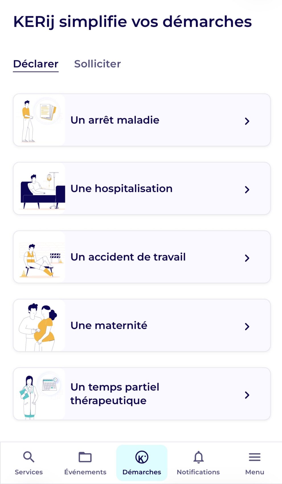 Déclaration salarié